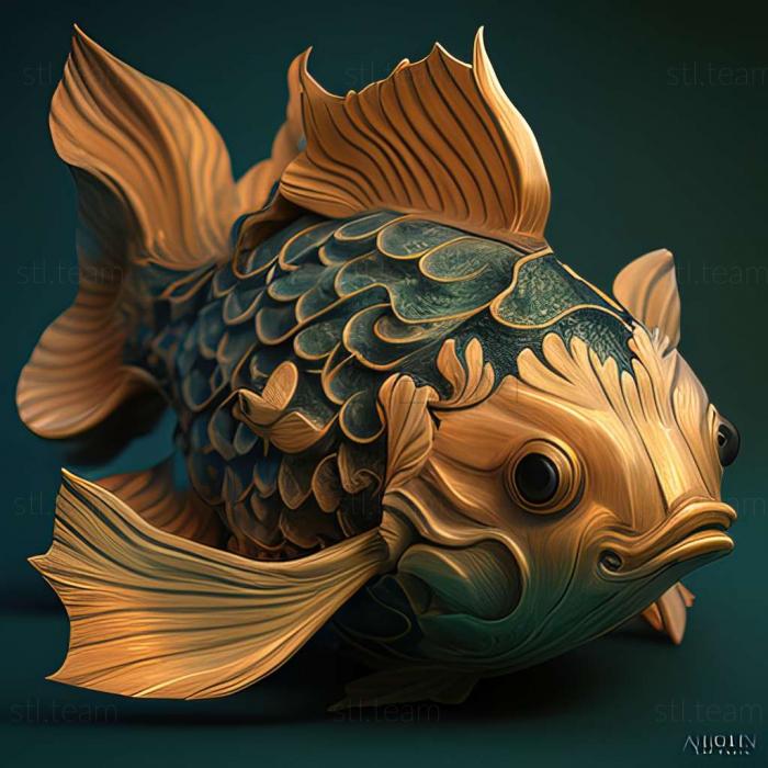 3D model Panda fish fish (STL)